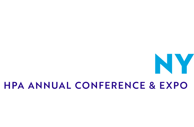 Covering NY HPA Annual Conference & Expo - white logo